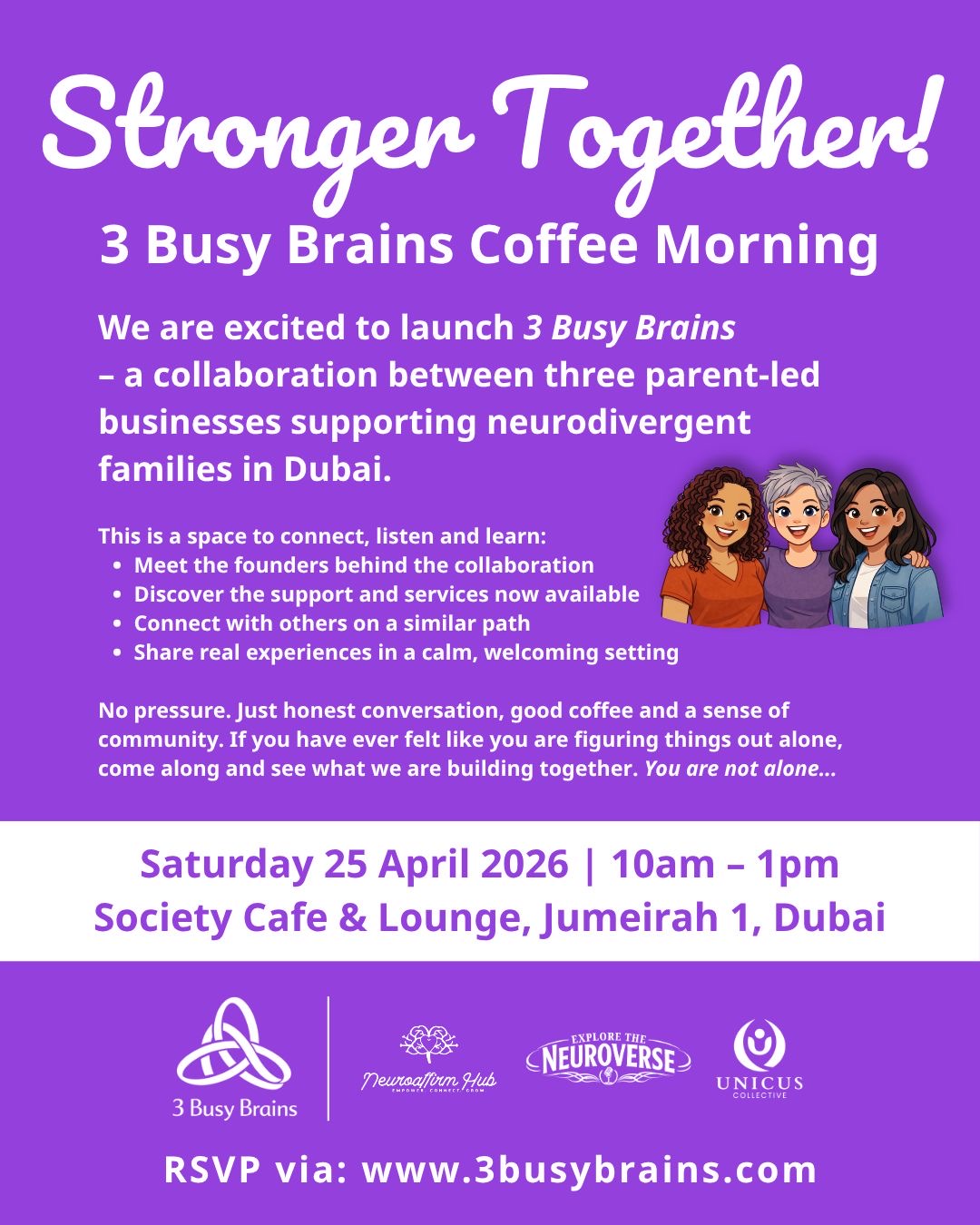 Busy Brains Coffee Morning - Dubai